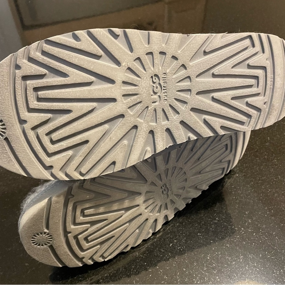 Ugg Gray Quilted Boot - image 5